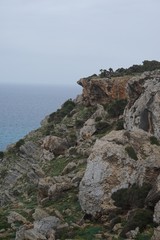 Fototapeta na wymiar Steilküste an der Cala Mesquida - Mallorca