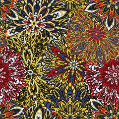 Seamless mandala pattern