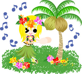 Summer memories and a girl dancing hula