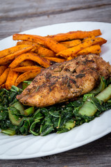 herb chicken breast meal