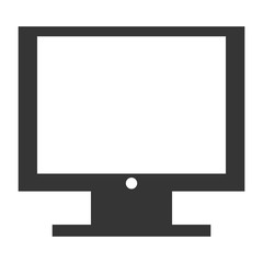 grey computer monitor