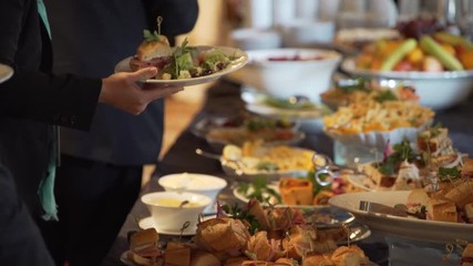 Delicious food at a conference