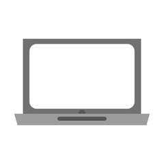 laptop with white screen