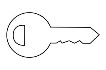 key with hole on top