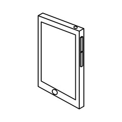 black line cellphone