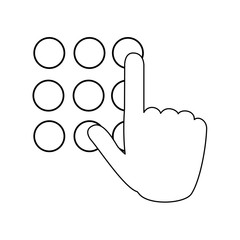 hand typing password