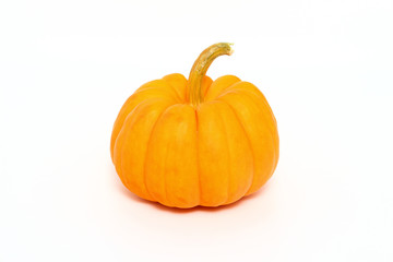 golden pumpkin for chinese new year, fancy pumpkin isolated on w