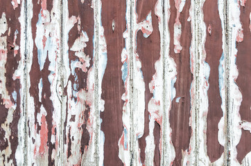 Weathered painted wood texture for use as background