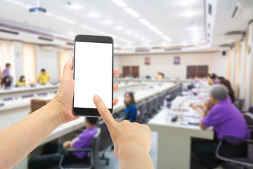 Blurred of business Conference