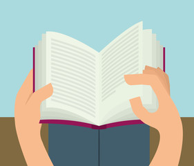 Books design illustration