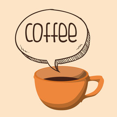 Coffee design. illuistration
