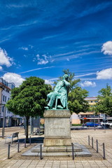 Obraz premium Zwickau, Schumann-Denkmal