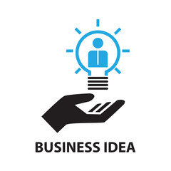 business idea concept  icon and symbol