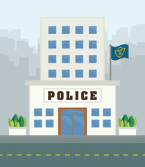 Police design. illuistration