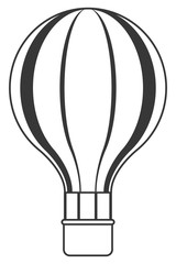 hot air balloon icon