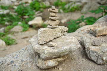 Sort meditation stones.