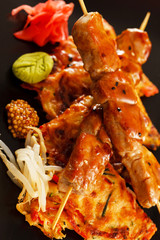 grilled beef skewers