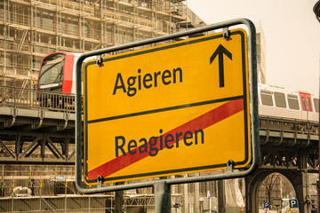 Schild 113 - Agieren