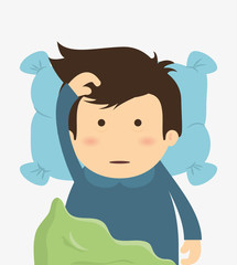 Sleep design. illuistration