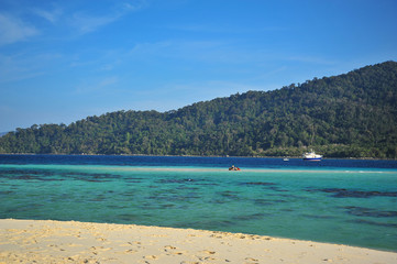 Obraz premium Beach on Tropical Islands at Summer Season