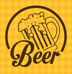 Beer design. illuistration