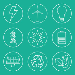 Energy design. illuistration