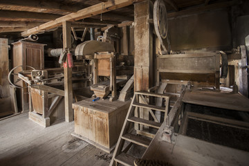Fototapeta na wymiar Interior ot the old Mill
