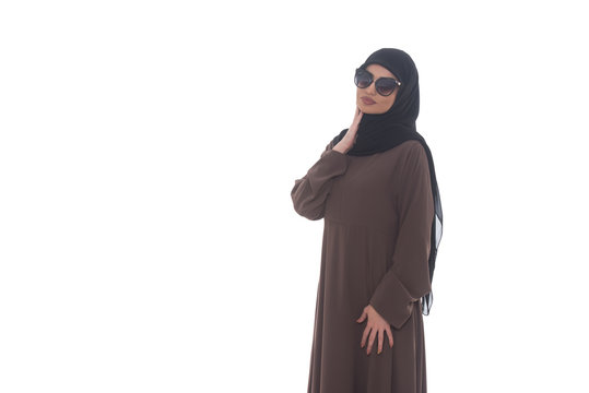Beautiful Young Muslim Woman With Sunglasses