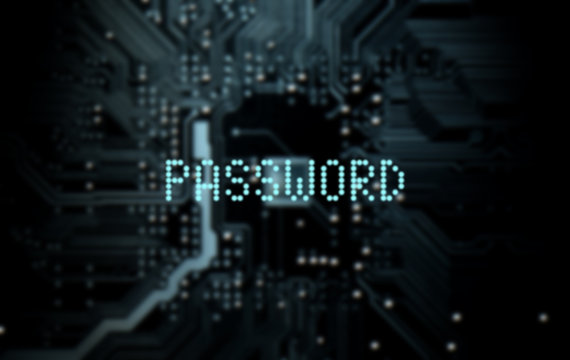 Circuit Board Projecting Password