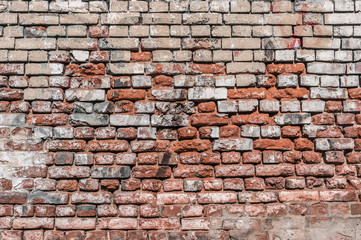 red brick wall texture grunge background