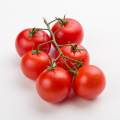 Ripe red Tomatoes on the branch