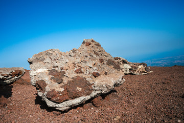 Volcanic rock on Etna, Italy
