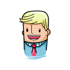 Obraz premium Man illustratiion