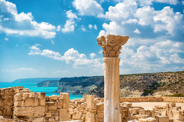 ?uins of ancient Kourion. Limassol District. Cyprus