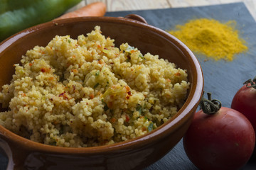 Cuscus with vegetables