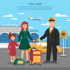 Taxi Service Illustration