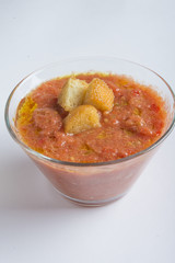 Gazpacho typical food spanish