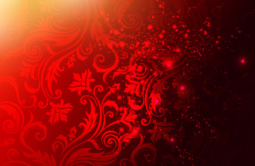 Fototapeta na wymiar Luxury elegant red background 