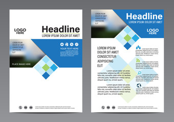 Geometric pattern Brochure Annual Report flyer design template. Leaflet cover Presentation Modern flat background. illustration vector in A4 size