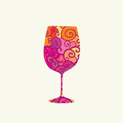 Wineglass poster