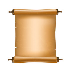 old vintage scrolls on white. vector