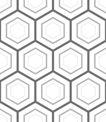 Honeycomb pattern vector, seamless hexagons pattern vector