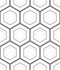 Honeycomb pattern vector, seamless hexagons pattern vector