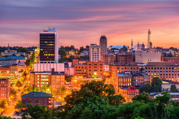 Naklejka premium Lynchburg, Virginia, USA Skyline