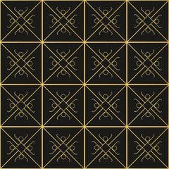 Geometric decorative pattern.Art Deco