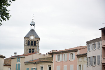Fototapeta na wymiar Tournon sur rhône en Ardèche