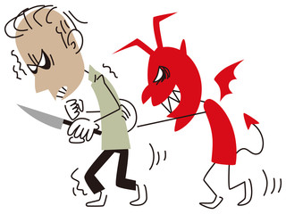 犯罪をすすめる悪魔