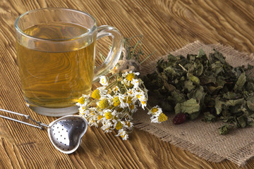 herbal tea with chamomile