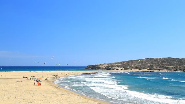 Prasonisi beach, Rhodes, Greece