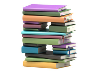 font design of the books
